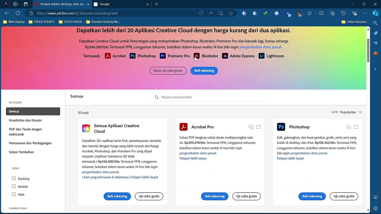Cara Mendapatkan Adobe Photoshop Gratis !