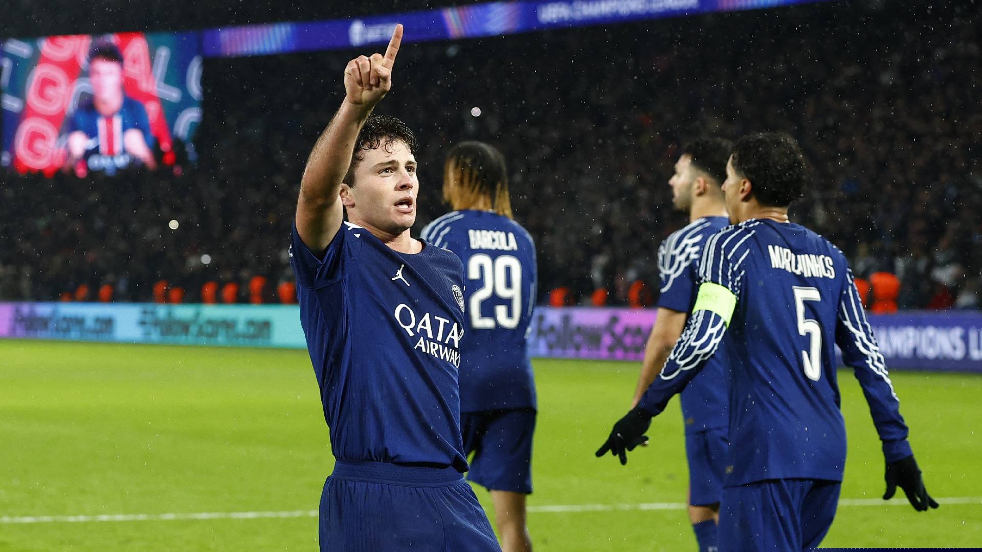Asistencias  Joao Neves PSG