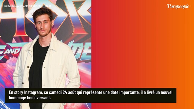 Jean-Baptiste Maunier inconsolable trois mois après une disparition, son texte bouleversant