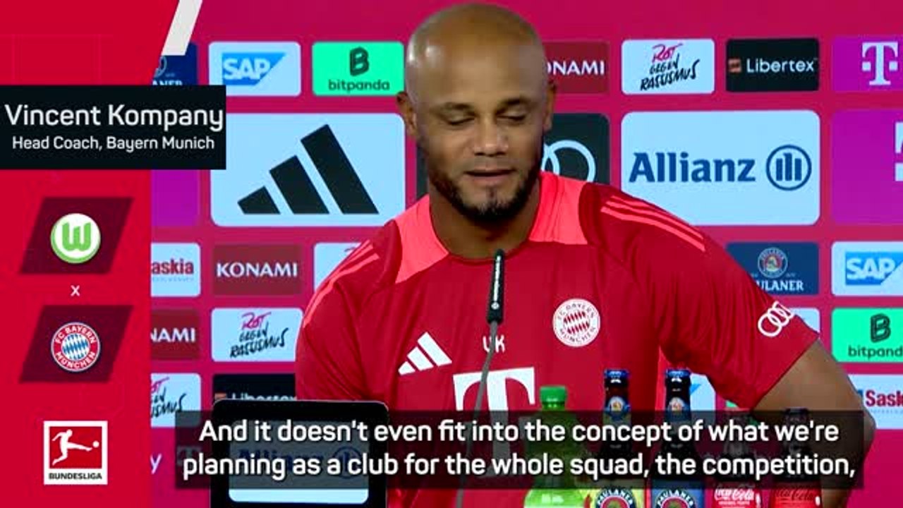 Kompany dismisses 'stupid' De Ligt transfer reports