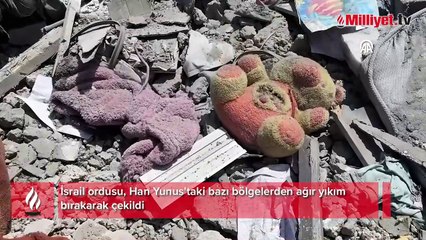 İsrail ordusu, Han Yunus'taki bazı bölgelerden ağır yıkım bırakarak çekildi