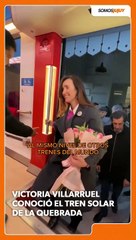 Villarruel en el Tren Solar de la Quebrada