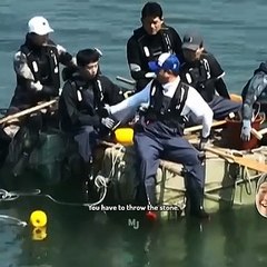 Jin splashing Ahn Jung Hwan again 