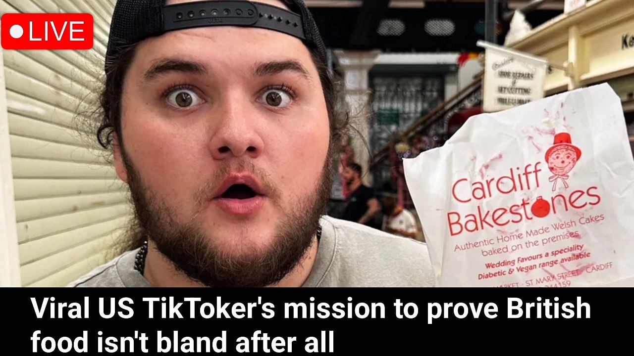 Viral US TikToker's mission to prove British food isn't bland after all | US Tiktoker