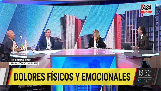 Hablamos con el traumatólogo Damián Siano sobre dolores físicos y emocionales