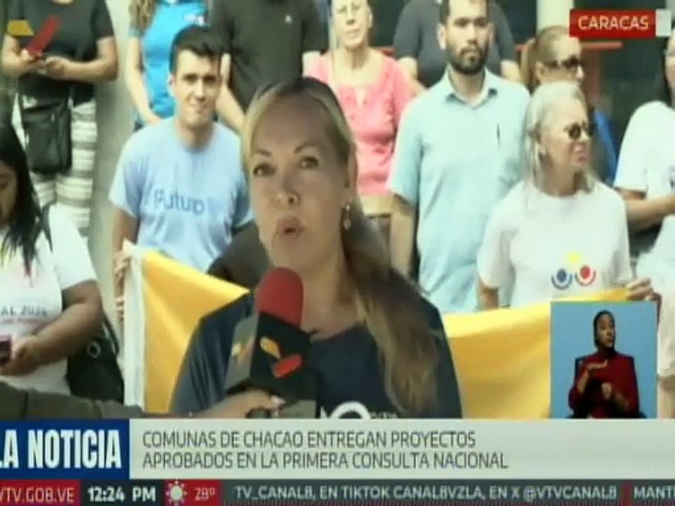 Comunas de mcpio. Chacao entrega proyectos aprobados en la 1ra consulta nacional