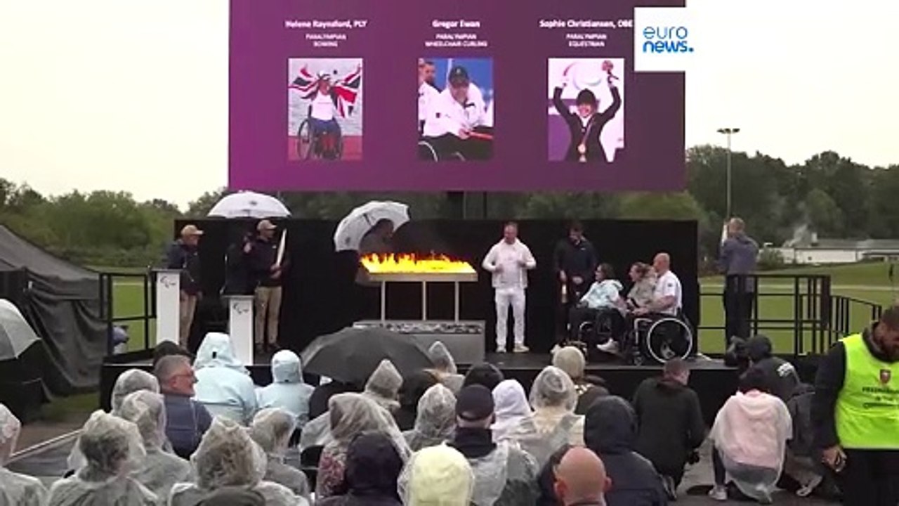 Atletas paralímpicos encienden la llama en la cuna de los Juegos Paralímpicos y no es en Grecia