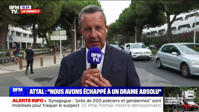 Il rentre à son domicile ce soir : Stephan Rossignol, maire LR de La Grande-Motte, donne des nouvelles du policier blessé dans la tentative d'incendie d'une synagogue de la commune
