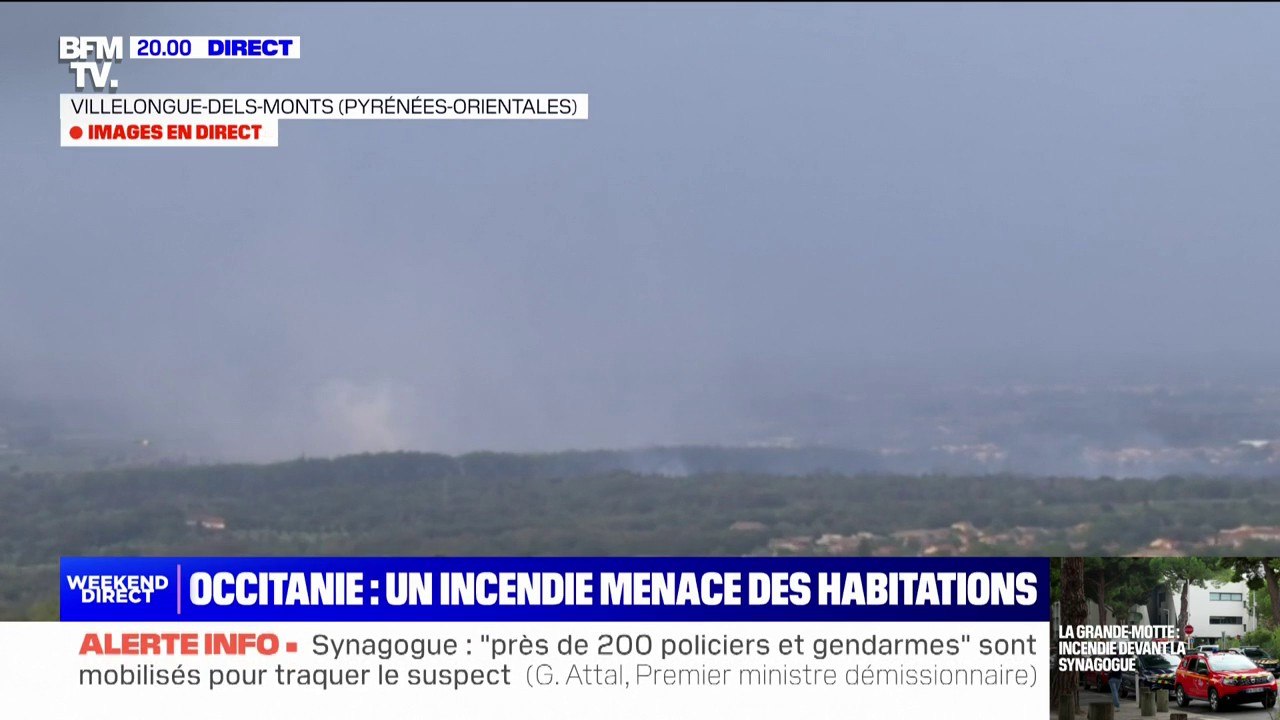 Pyrénées-Orientales: important incendie en cour...