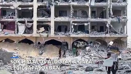 Sok halálos áldozata van Gázában az izraeli légitámadásoknak
