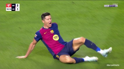 Lewandowski redonne l'avantage au Barça !