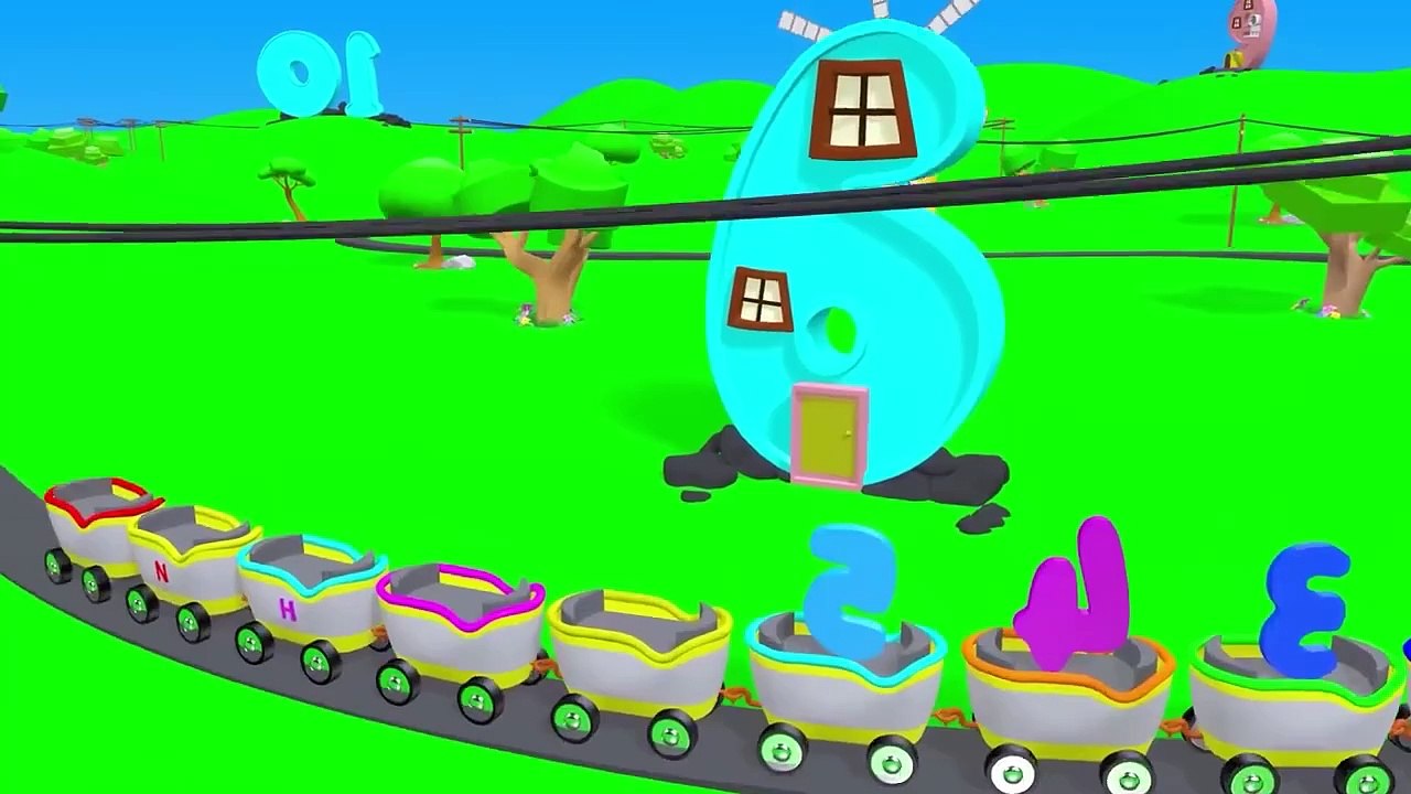 Learn To Count Numbers _ 123 Counting _ 1234 Number Train _ Preschool ...