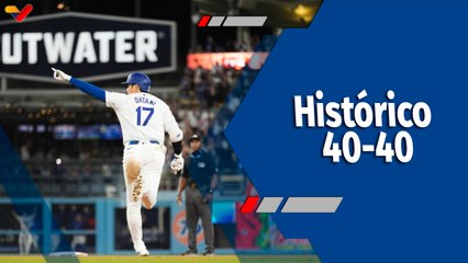 Deportes VTV | ¡Histórico! Shohei Ohtani es el sexto jugador en entrar al club de los 40-40 de la MLB