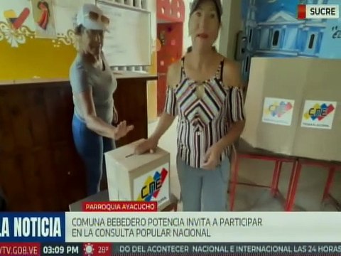 Sucre | Habitantes de la parroquia Ayacucho invita a participar en la próxima consulta popular