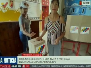 Sucre | Habitantes de la parroquia Ayacucho invita a participar en la próxima consulta popular