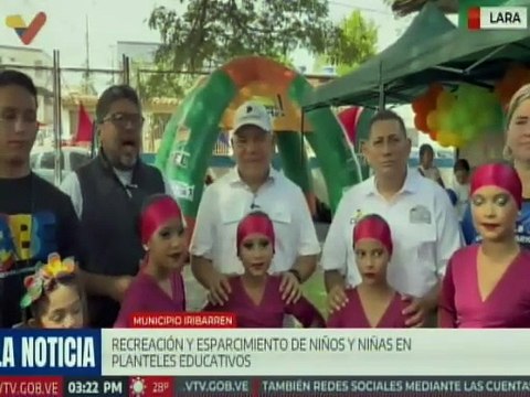 Lara | Niños y niñas disfrutan de actividades recreativas a través del Plan Escuelas Abiertas