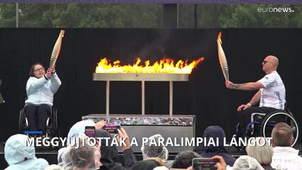 Meggyújtották a lángot a paralimpiai játékok szülőhelyén, Angliában