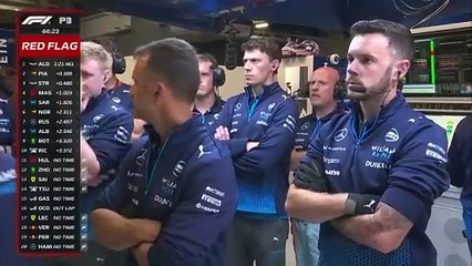 Destrucción y fuego en el Williams de Logan Sargeant