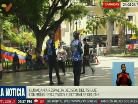 Caraqueños respaldan la decisión del TSJ y hacen un llamado a la paz del país