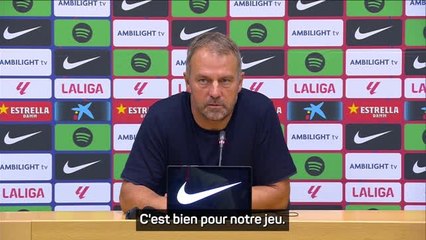Barça - Flick : "Lewandowski est à 100 % et cela se voit"