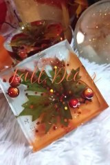 Glitz and Glamour Fall Resin Coasters #falldecor