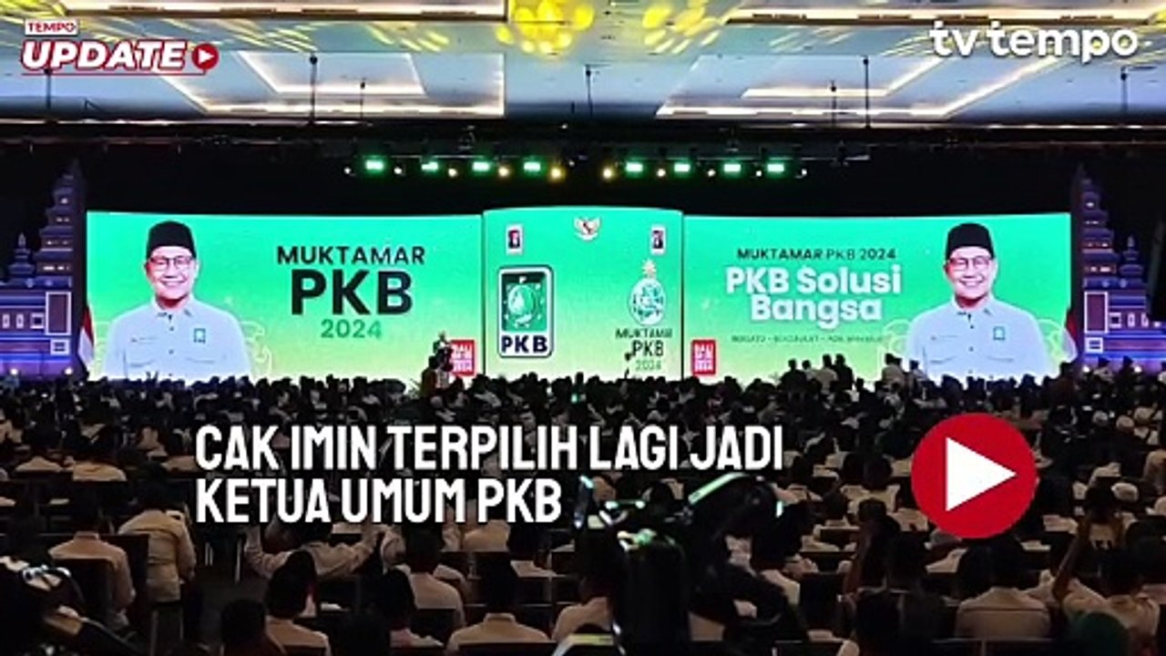 Cak Imin Terpilih Lagi Jadi Ketua Umum PKB, Ma'ruf Amin Ketua Dewan Syuro