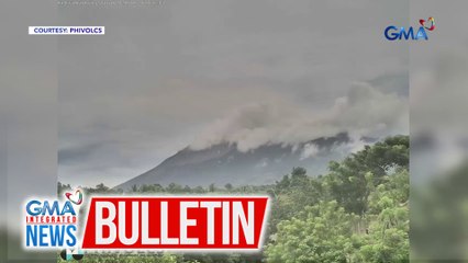 Sulfur dioxide gas emission sa Bulkang Kanlaon, umabot sa 6,367 tons per day | GMA Integrated News Bulletin
