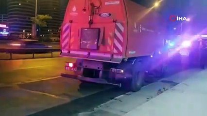 Üsküdar'da çok feci motosiklet kazası 1 ağır 2 yaralı