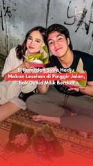 El Rumi dan Syifa Hadju Makan Lesehan di Pinggir Jalan, bak Dunia Milik Berdua
