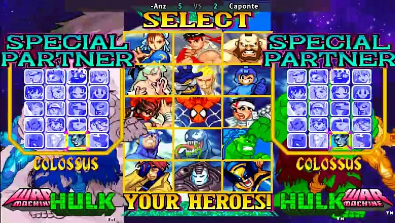 -Anz  VS Caponte - MARVEL VS CAPCOM