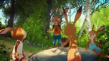Rabbit school The guardian of golden egg animated Hindi dubbed