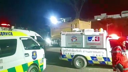 High-speed train tunnel collapsed, trapping three