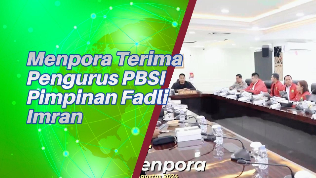Menpora Dito Terima Kunjungan Pengurus PBSI Di kantornya