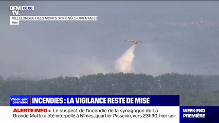 Скачать видео: Pyrénées-Orientales: l'incendie qui a brûlé 30 hectares de végétation  a cessé de progresser