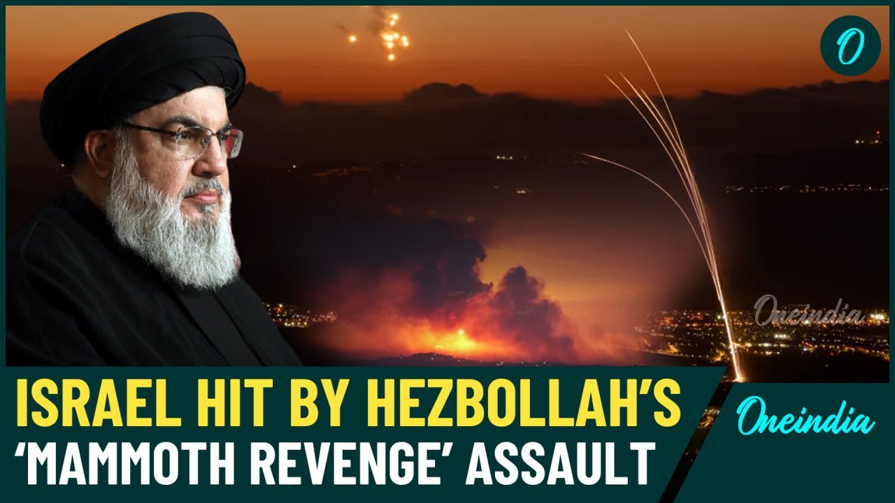 Hezbollah Attacks Israel: Nasrallah Fire 320+ Katyusha Rockets Over Israel| War Likely?| Watch