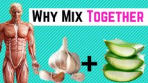 Benefits of garlic with alovera juice