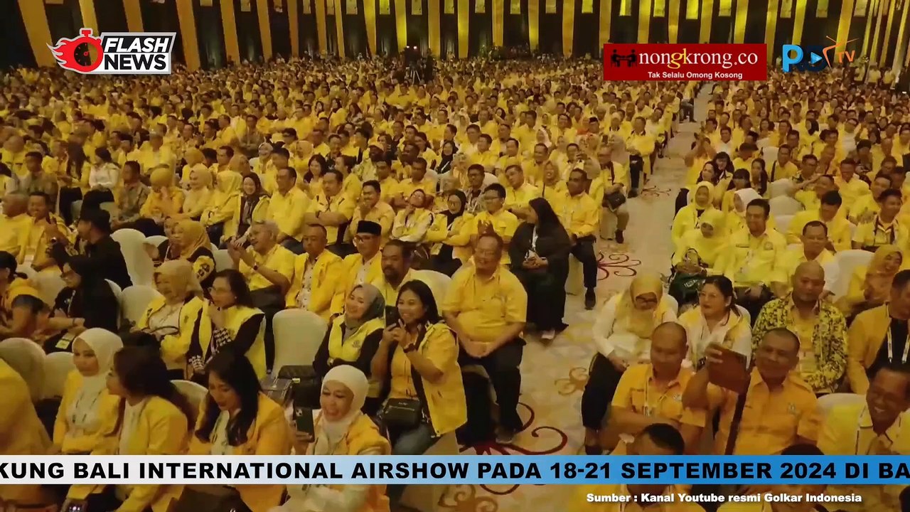 Jokowi Pidato Dalam Acara Penutupan Munas Golkar