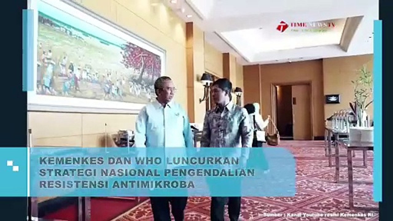 KEMENKES DAN WHO LUNCURKAN STRATEGI NASIONAL PENGENDALIAN RESISTENSI ANTIMIKROBA