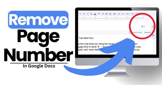 How To Remove Or Insert Page Numbers In Google Docs