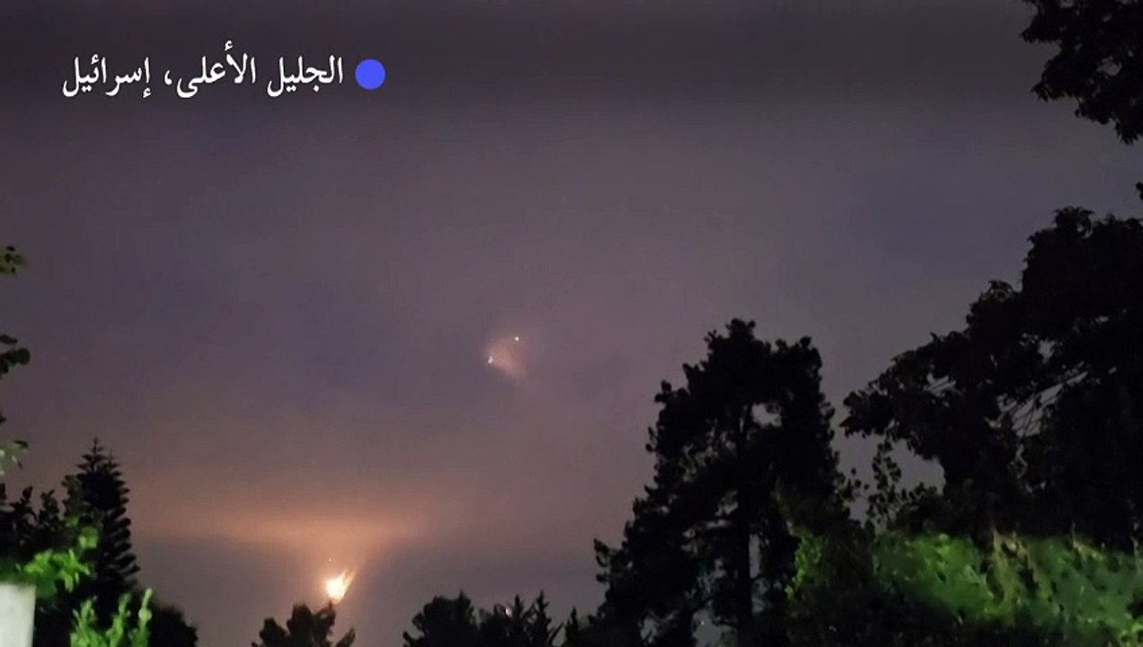 اعتراض صواريخ فوق شمال إسرائيل بعد إطلاقها من لبنان