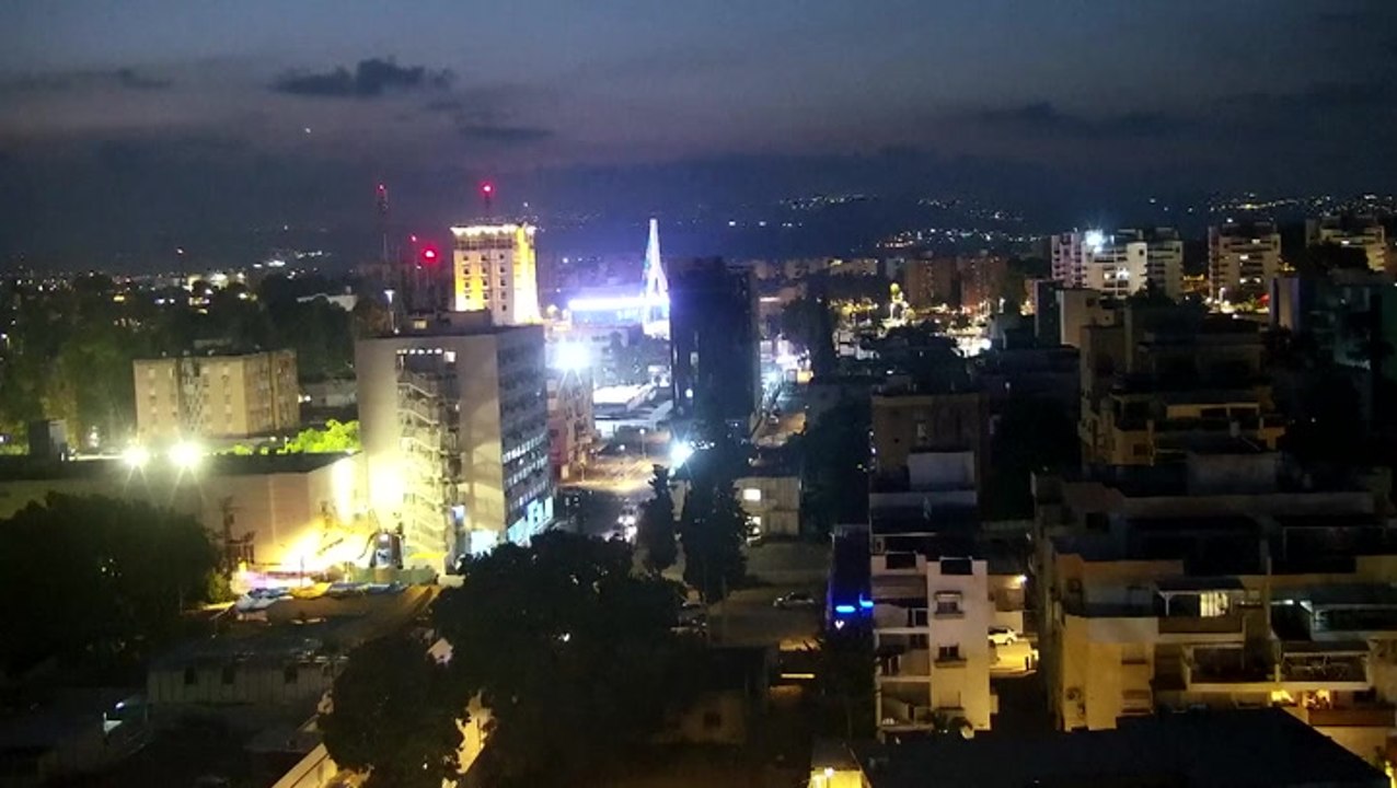 Video: Blasts and missiles rocket across sky in northern Israel after Hezbollah retaliates