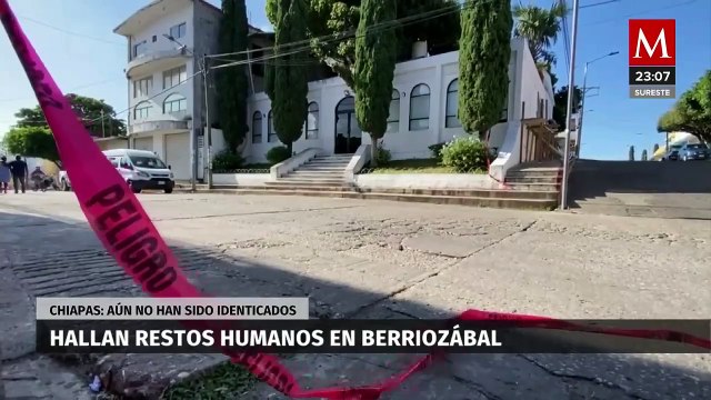 Encuentran dos cuerpos abandonados frente a la presidencia municipal en Chiapas
