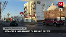 Guardia Civil rescata a 13 migrantes en San Luis Potosí, cinco menores