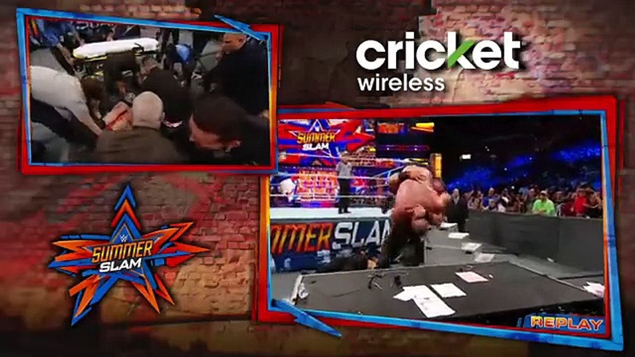 Lesnar vs. Reigns vs. Joe vs. Strowman SummerSlam 2017
