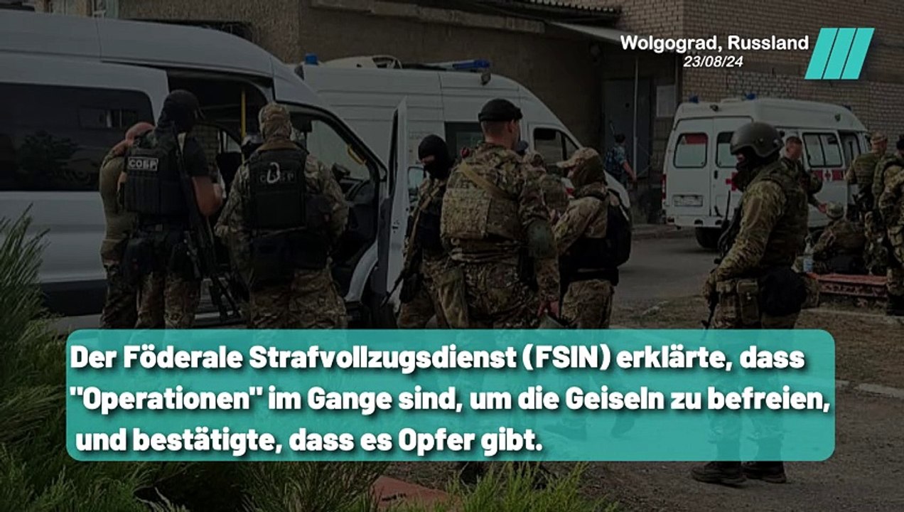 Gewalttätiger Angriff durch mit Messern und Hämmern bewaffnete Häftlinge