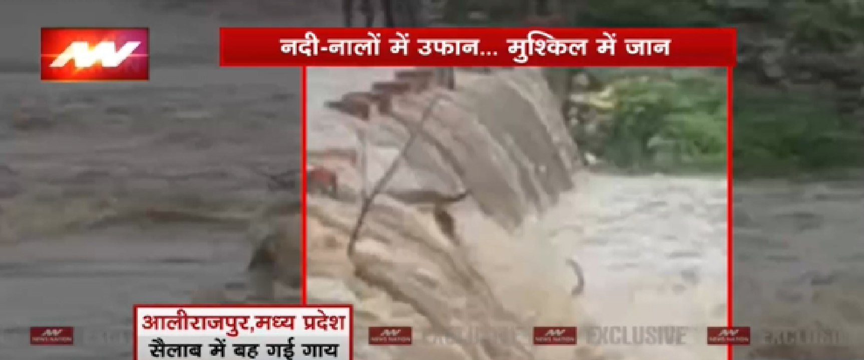 अलीराजपुर में बाढ़ का सितम