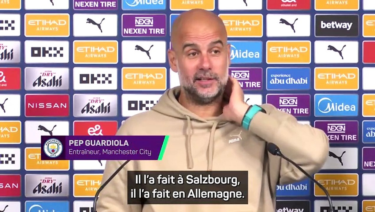 Guardiola : "Haaland peut rivaliser avec Cristiano Ronaldo et Lionel Messi en termes de buts"