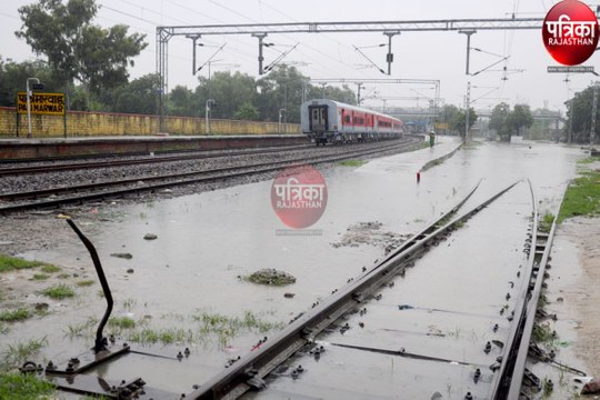 जवाई बांध 29 फीट : कभी तेज तो कभी रिमझिम बारिश का चल रहा दौर, बांधों व नदियों में पानी की आवक जारी