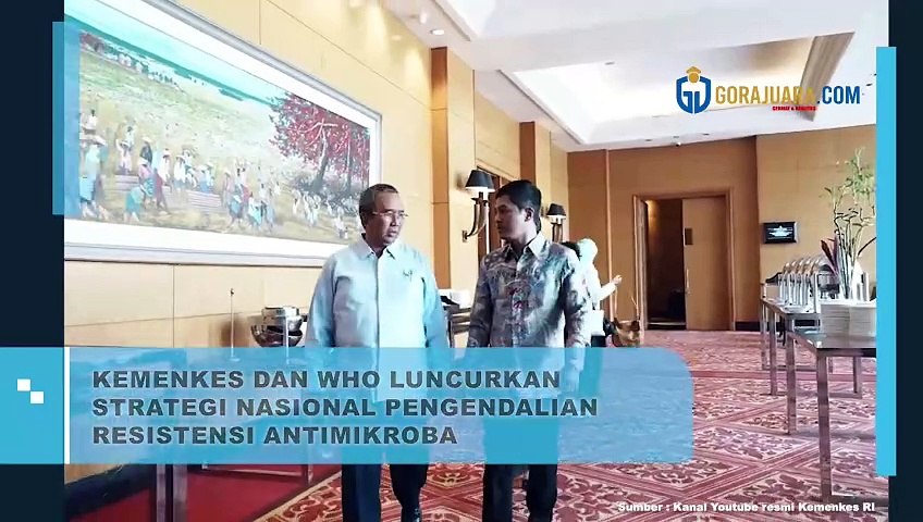 KEMENKES DAN WHO LUNCURKAN STRATEGI NASIONAL PENGENDALIAN RESISTENSI ANTIMIKROBA