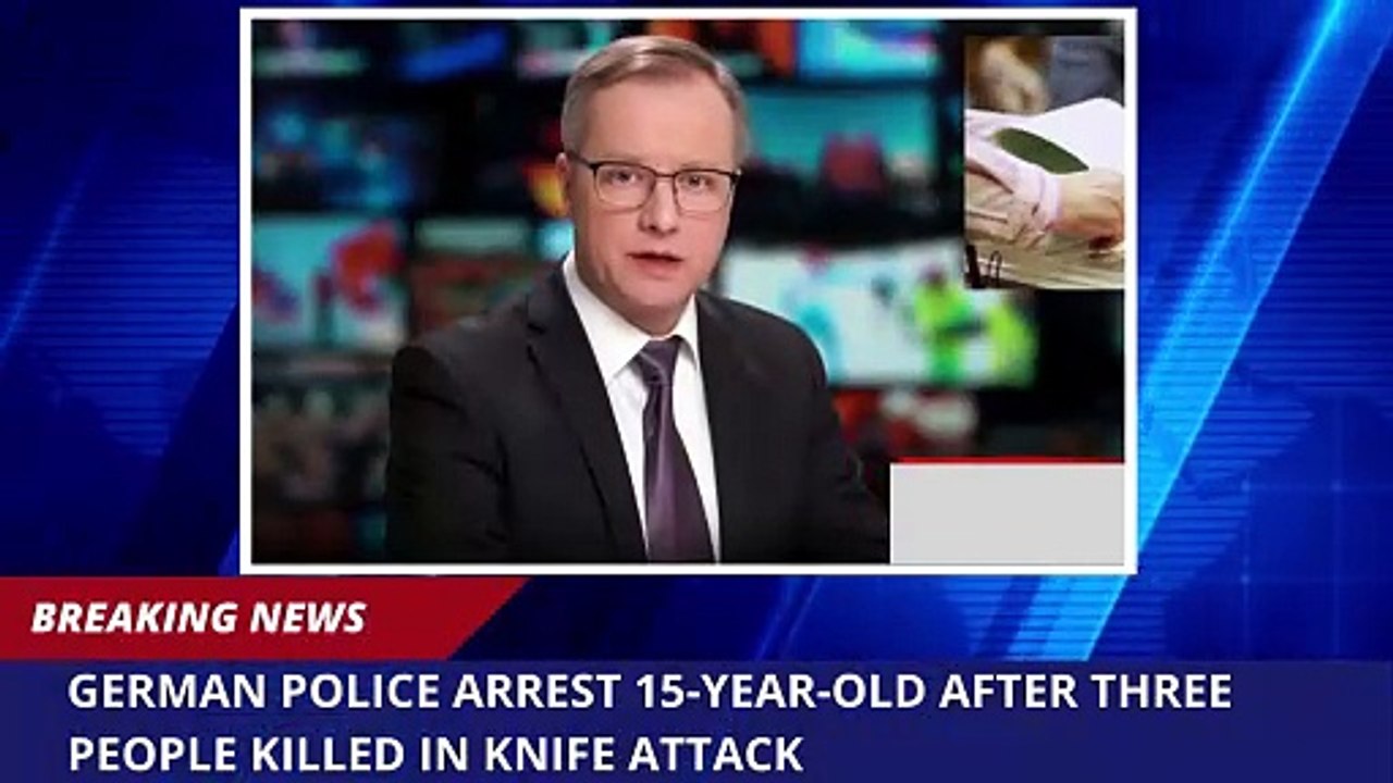 Solingen German police arrest 15-year-old after three people killed in knife attack